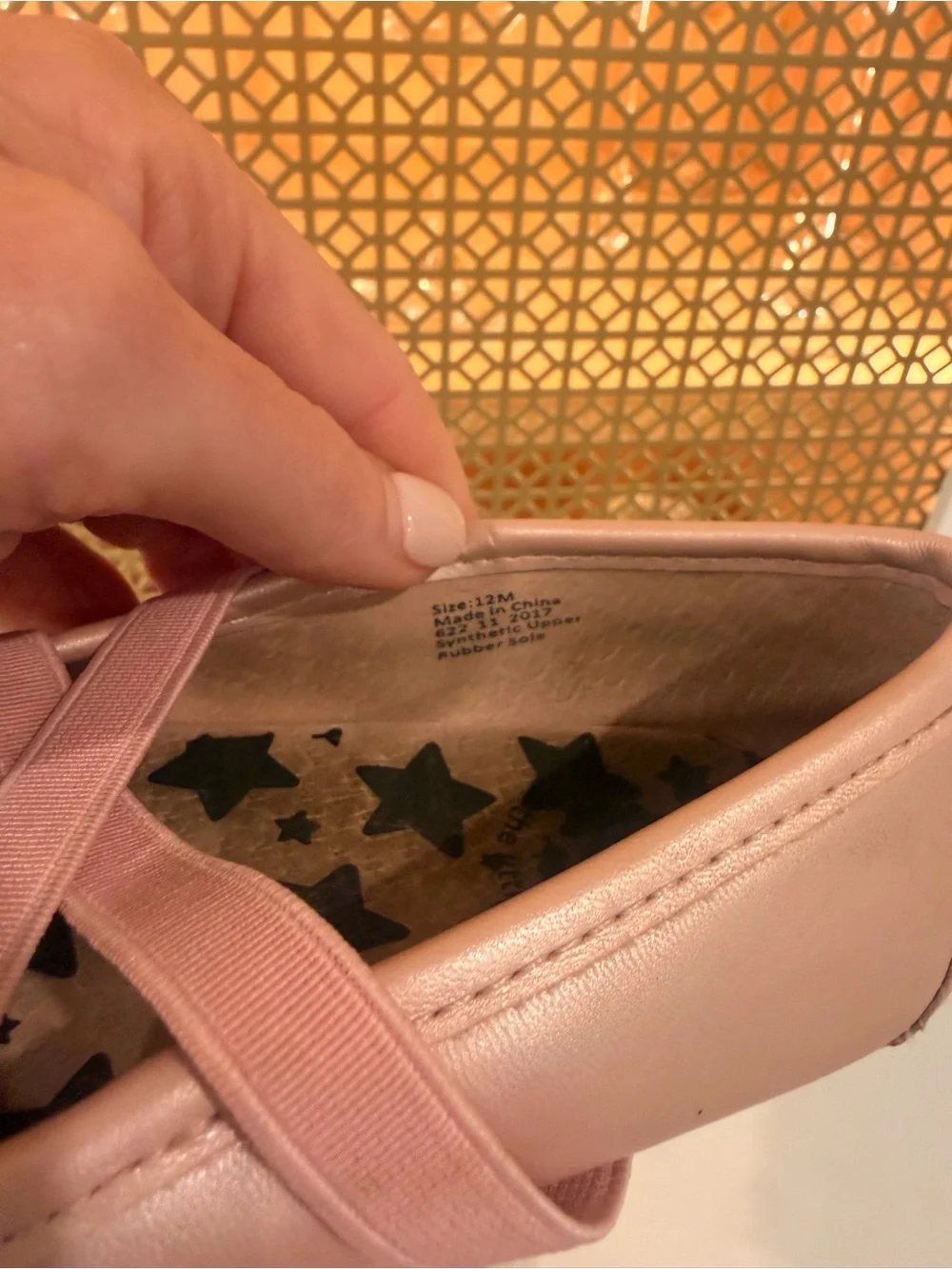 Livie & Luca Pink Leather Ballet Flats with Crisscross Straps! GUC! Size 12T